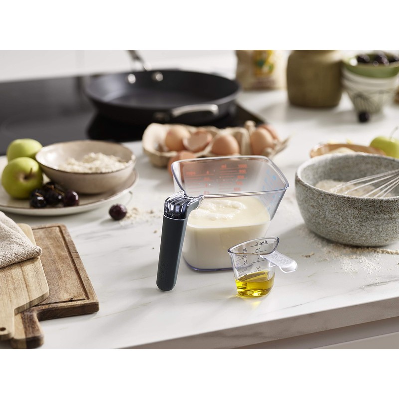 Joseph Joseph Align 2-teiliger, leicht ablesbarer Messbecher, Kunststoff - BPA-frei,