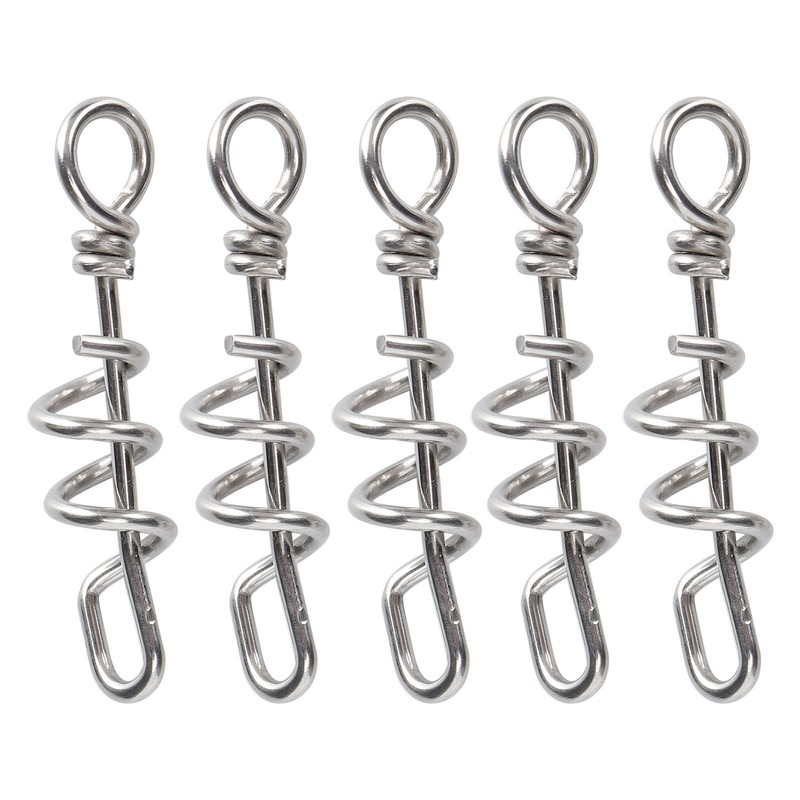 5 Pcs Bird Parrots Foot Ring Buckle Stainless Steel Foot