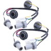 OCESTORE 2pcs 92450-3Q000 Taillight Wiring Harness Rear Lamp Socket Wire