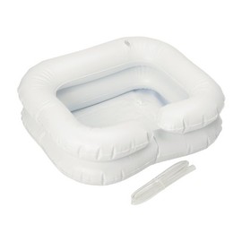 HOMECRAFT Inflatable Shampoo Basin, Wash Hair in Bed, Long Term Bedrest, Disabled, Handicapped, Easily Clean and Conditions Hair, Easy to Inflate, Assistive Aid, (Eligible for VAT relief in the UK
