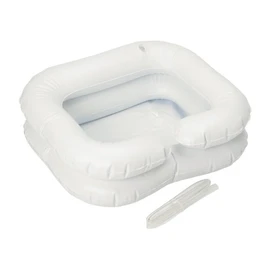 HOMECRAFT Inflatable Shampoo Basin, Wash Hair in Bed, Long Term Bedrest, Disabled, Handicapped, Easily Clean and Conditions Hair, Easy to Inflate, Assistive Aid, (Eligible for VAT relief in the UK