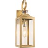 Large Motion Sensor Outdoor Wall Light 20" - Gold Dusk