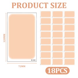 Pack of 24 Tattoo Cover Up Plasters, 72 x 120 mm, Suitable for Covering Tattoos, Moles, Scars, Bruises, Severe Acne and All Defects.