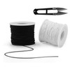 Stretchy Elastic String,2 Rolls String Cord Stretch Bead Durable &