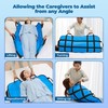 Nylon Positioning Bed Pad with Reinforced 8 Handles, 40" x