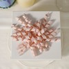 AIMUDI Rose Gold Curly Bows 4" Self Adhesive Pink Gift