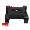 1/4in Camera Mounting Base Plate Aluminum Alloy 15mm Diameter DSLR