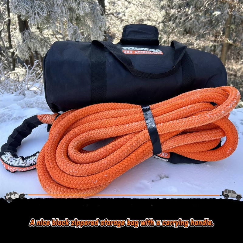 Kinetic Recovery Tow Rope 3/4 in x 30 FT, with