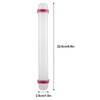 2pcs Plastic Rolling Pin, Thickness Rings Fondant Roller Tortilla Rolling