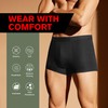 REELINDRY Men’s Incontinence Underwear Washable Leak Proof Boxer Briefs Absorbency