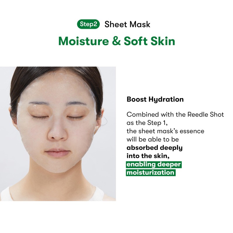 VT COSMETICS Reedleshot 100 2 Stage Mask Cica Reedle Korean