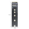 POFET Nvme Adapter, M2 KEY A/E to NVME Converter Card