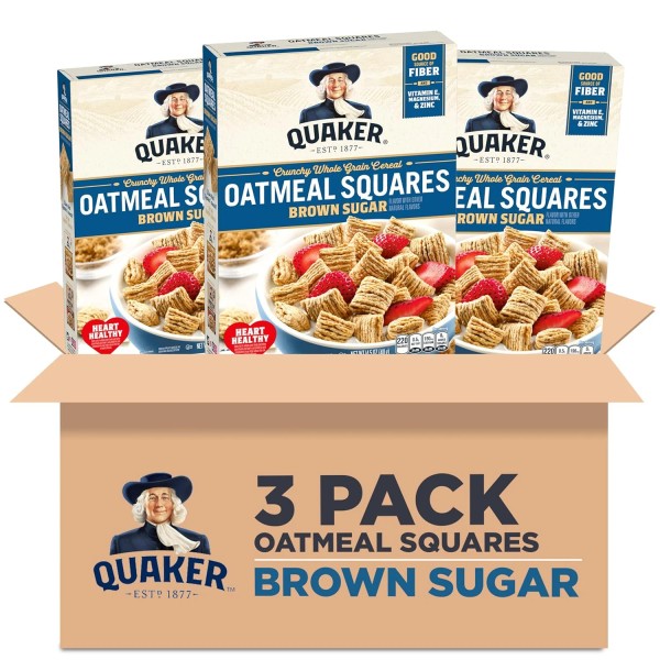 Does not apply Oatmeal Squares Breakfast Cereal, Brown Sugar, 14.5oz