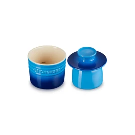 Le Creuset Stoneware Butter Bell/ Butter Crock Azure Blue