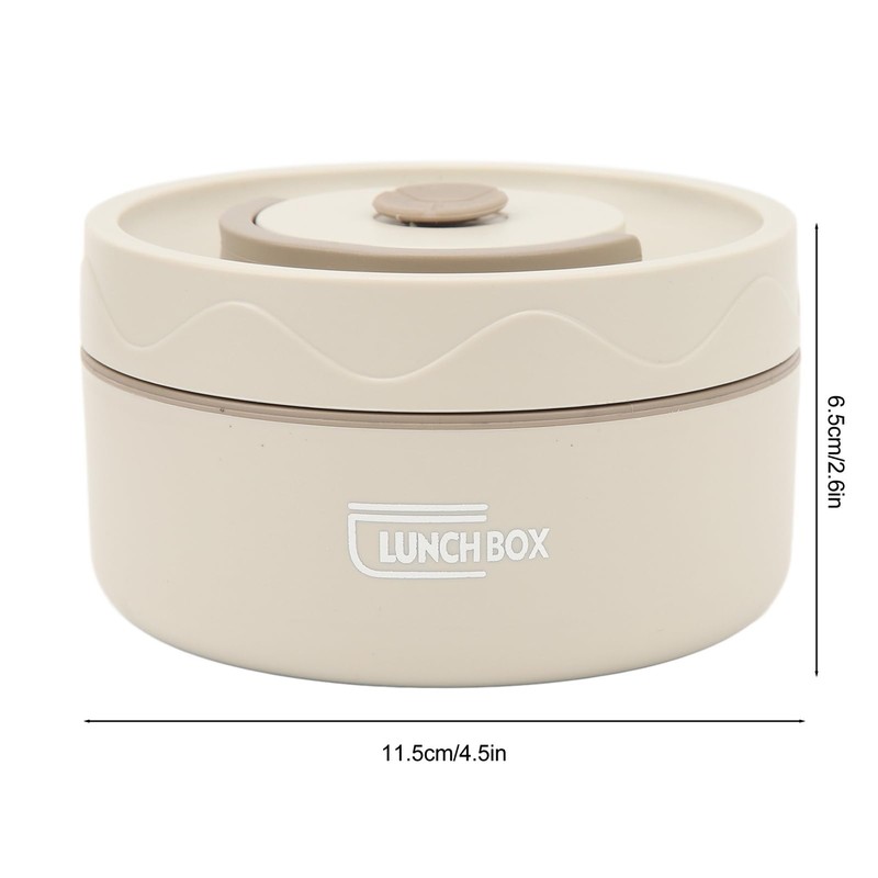 Thermal Cooking Pot 420ml 304 Stainless Steel Double Layer Portable