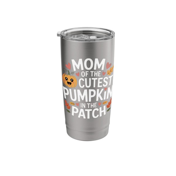 Mom of Cutest Pumpkin In The Patch Thanksgiving Fall Family
