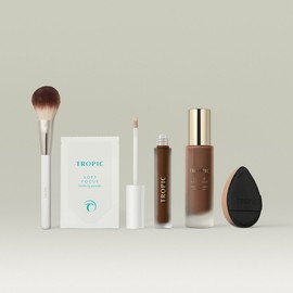 Tropic Skincare The Radiant Complexion Kit, Shade 11 (Deep with warm undertones) / Refill (save £34.80)