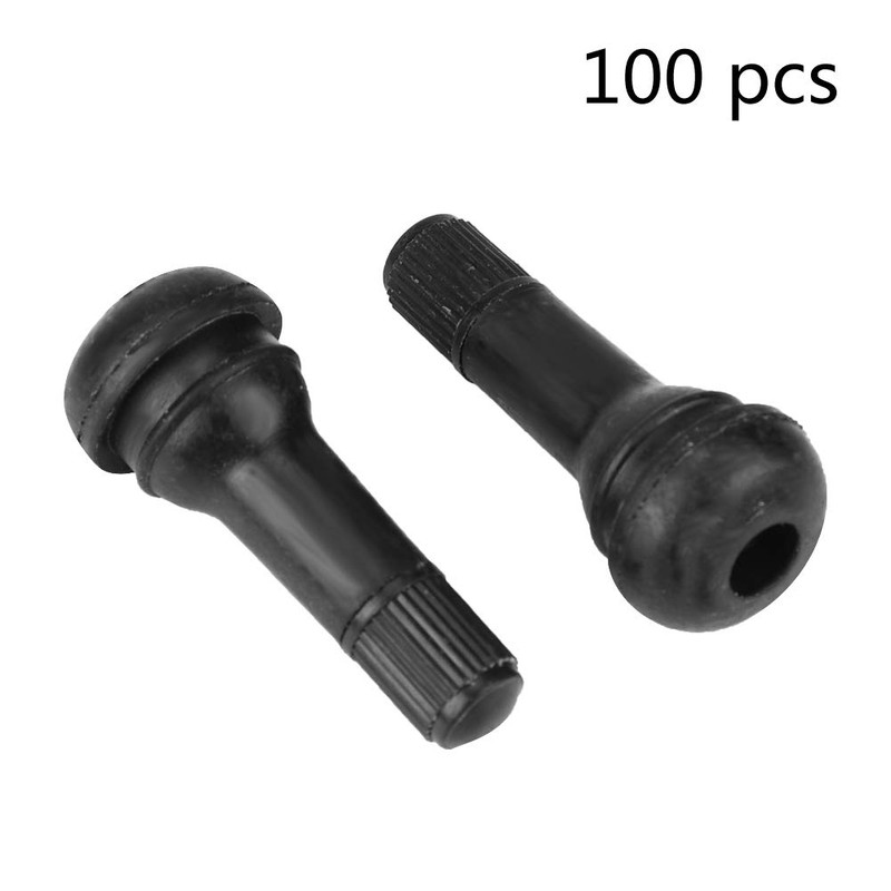 Gorgeri Pack of 100 Car Motorcycle Universal Replacement Snap-in Tyre