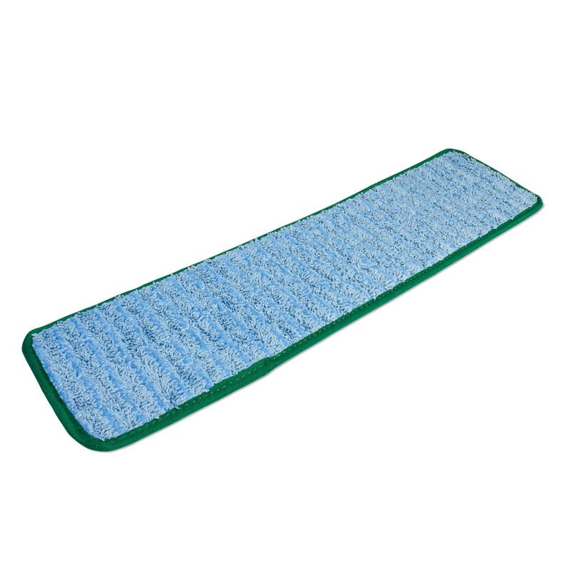 CleanAide Twist Yarn Microfiber Flat Mop Pad with Scrub Strips