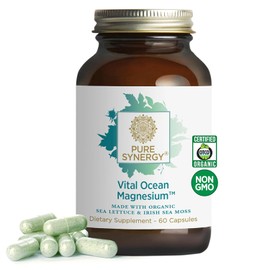Pure Synergy Vital Ocean Magnesium for Energy & Sleep 60 Capsules