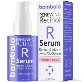 Suero Facial Con Retinol: Con Hamamelis, Aceite De Jojoba, Aloe Vera, Propóleo, Vitamina E Y Extractos Botánicos. Suaviza La Textura E Hidrata La Piel. 30 Ml