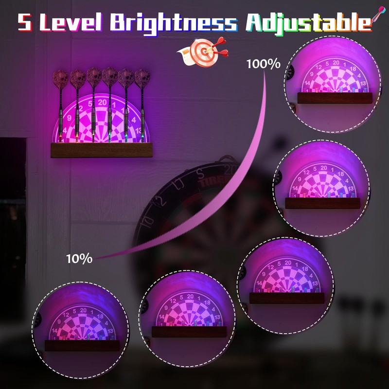 CoolGift Mart Dart Holder, 色, Wall mount-Multicolor