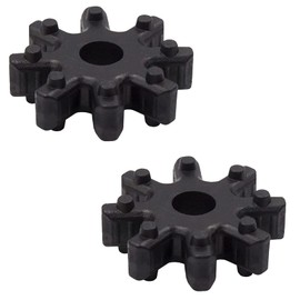 HAOBO 2PCS Flexible Steering Coupling Steering Column Motor, Flexible Steering Coupler Compatible with Hyundai Sonata Elantra Santa Fe Azera Veloster Kia Soul Optima Forte, Replace 563152K000FFF