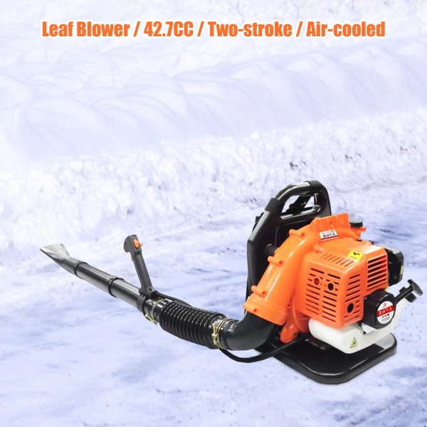 Unbranded Commercial Backpack Gas Leaf Blower 2 Stroke 42.7CC Grass