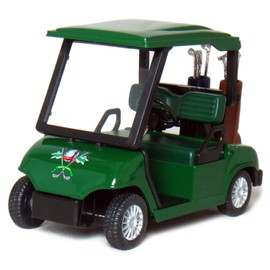 KinsFun - Golf Cart 4½" Die Cast Metal Model Pullback Action Toy (Green)