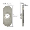 Axageid 20 Packs 1/4"-20 Centered Hole Sliding T-Nuts for 10
