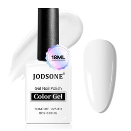 JODSONE White Gel Nail Polish 18ml Gel Polish White Soak Off U V Lamp Gel Polish Art Manicure Salon DIY at Home