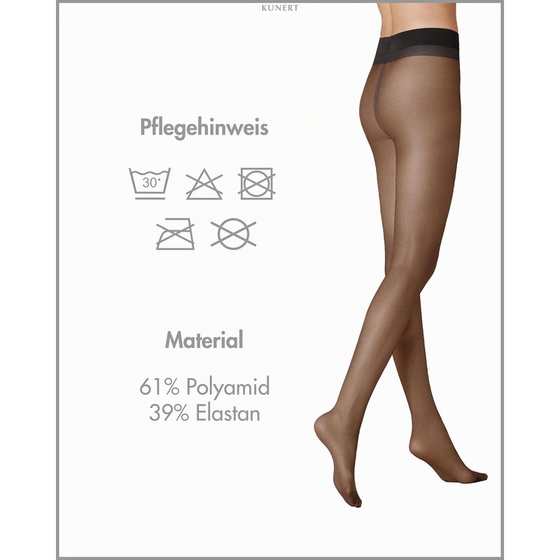 Kunert Women's Tights, Black (Black 0500), 8 (Manufacturer size: 42/44)