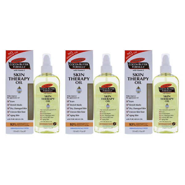 Palmers Cocoa Butter Skin Therapy Oil 5.1 Ounce (150ml) (3 Pack)