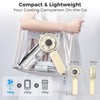 Portable Handheld Fan, 5000mAh Rechargeable Battery, Max 15H Cooling, 4