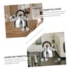 LABRIMP Stainless Steel Kettle Cover for Teakettle Whistling Lid for