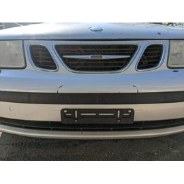 10 Front License Plate Tag Holder Mounting Adapter Bumper Kit Bracket for Saab (All Models) Quantity Discount (9.45$ to 5.60$)(Each with 6 Screws + 2 Built in Nuts) – Premium Car Set Accessories (10)