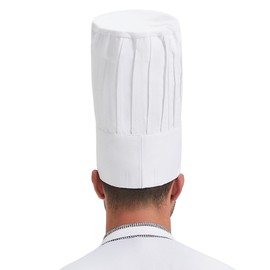 Hyzrz Chef Tall Hat Adjustable Elastic Baker Cooking Grilling BBQ Chef Cap for Adult and Children (White)