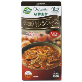 Shoukensha Hayashi Rice Ru, Plant Material, Organic Hayashi Rice, 4 Dishes, 3.5 oz (100 g)