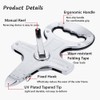 Utoolmart 100m / 328ft Tape Measure,Portable Steel Frame Ruler, Metric