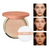 Abcify Base De Maquillaje Polvo Compacto Fijador Matte 24h