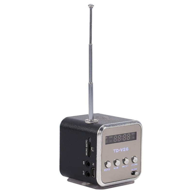 Mini Digital Speaker, Music Player, Portable Mini Speaker, FM Radio,