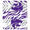 VictoryStore Outdoor Mailbox Cover - Kansas State University, Zebra Stripes,