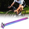 400MM CNC Aluminum Alloy Bicycle Seatpost Adjustable Mountain Bike Saddle