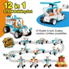 12in1 STEM Robot Building Kit for Kids 5-12+, Remote/APP/Voice Control