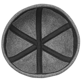 Sterkowski Men's Wool Beanie Docker Cap UK 6 3/4 Grey