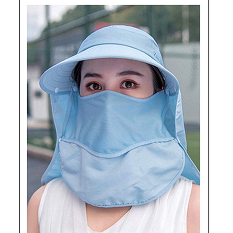 Protección solar UPF 50+ para exteriores, impermeable, transpirable, con solapa,