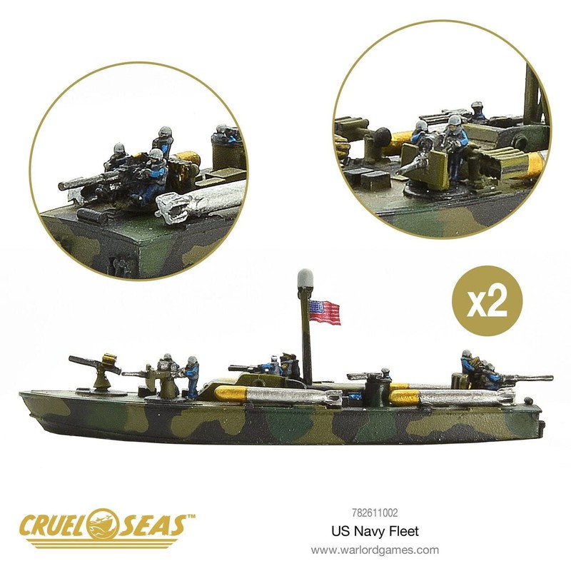 Warlord Cruel Seas US Navy Fleet War Game - 1:300