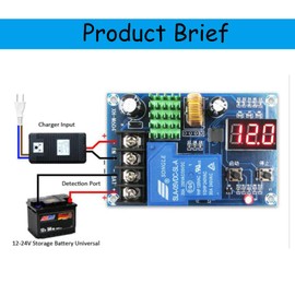 Acxico 1Pcs XH-M604 Battery Charge Control Module DC 6V-60V Battery Protection Board Overcharge Protection Switch for Lithium/Lead