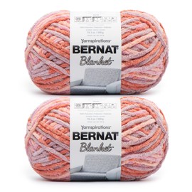 Bernat Blanket - 2 pack of 220 Yards/10.5 oz Dried Flowers 100% Polyester Yarn