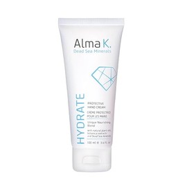 Alma K Crema de Manos Protectora - Loción Diaria de Manos Hidratación Profunda - Loción Rica, Calmante y No Pegajosa de Manteca de Cacao - 100 ml